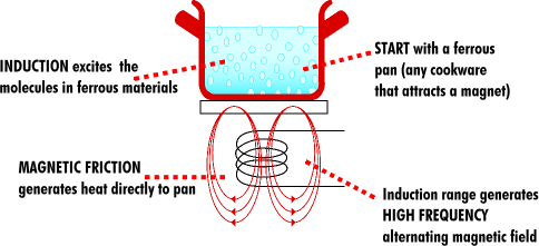 electromagnetism - Induction cooking: why ferromagnetic pan? - Physics  Stack Exchange